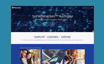 Payveris website redesign in Umbraco CMS