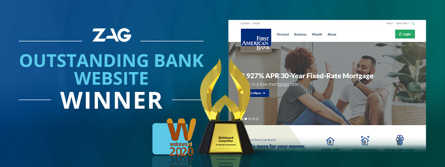 First American Bank - Outstanding Bank Website WebAward