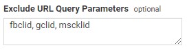 exclude query parameters google analytics