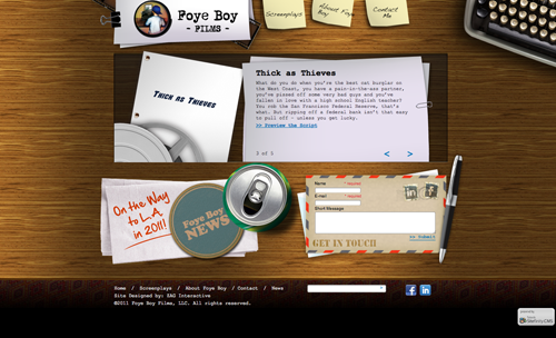 Foye Boy Films website image Foye Boy Films new website