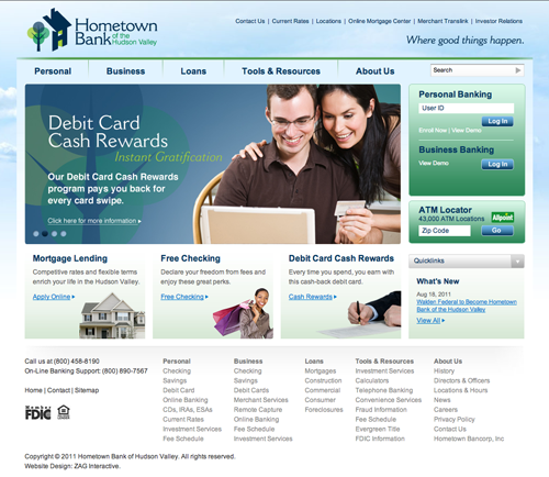 Hometown Bank new website Hometown Bank new website