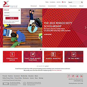 XFCU website redesign