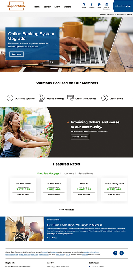 copper state cu website