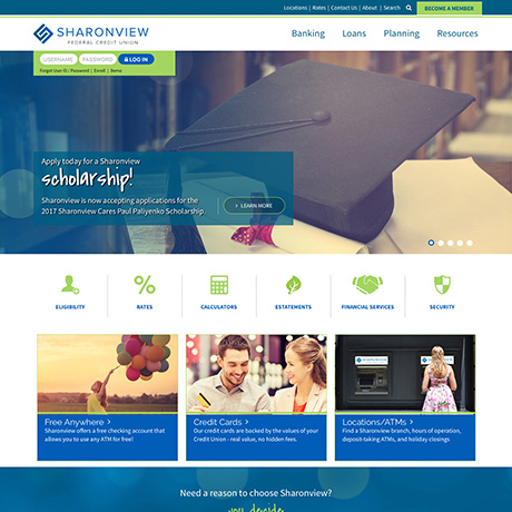 sharonview fcu website
