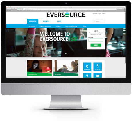 Eversource responsive website
