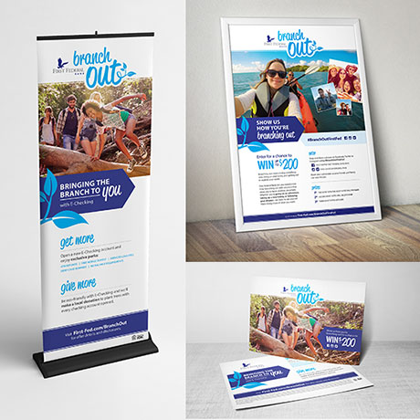 first federal bank branch out materials