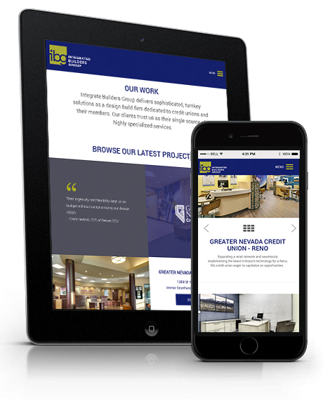 IBG responsive website design