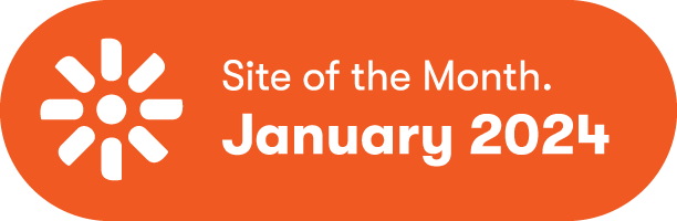 Kentico Site of the Month January 2024
