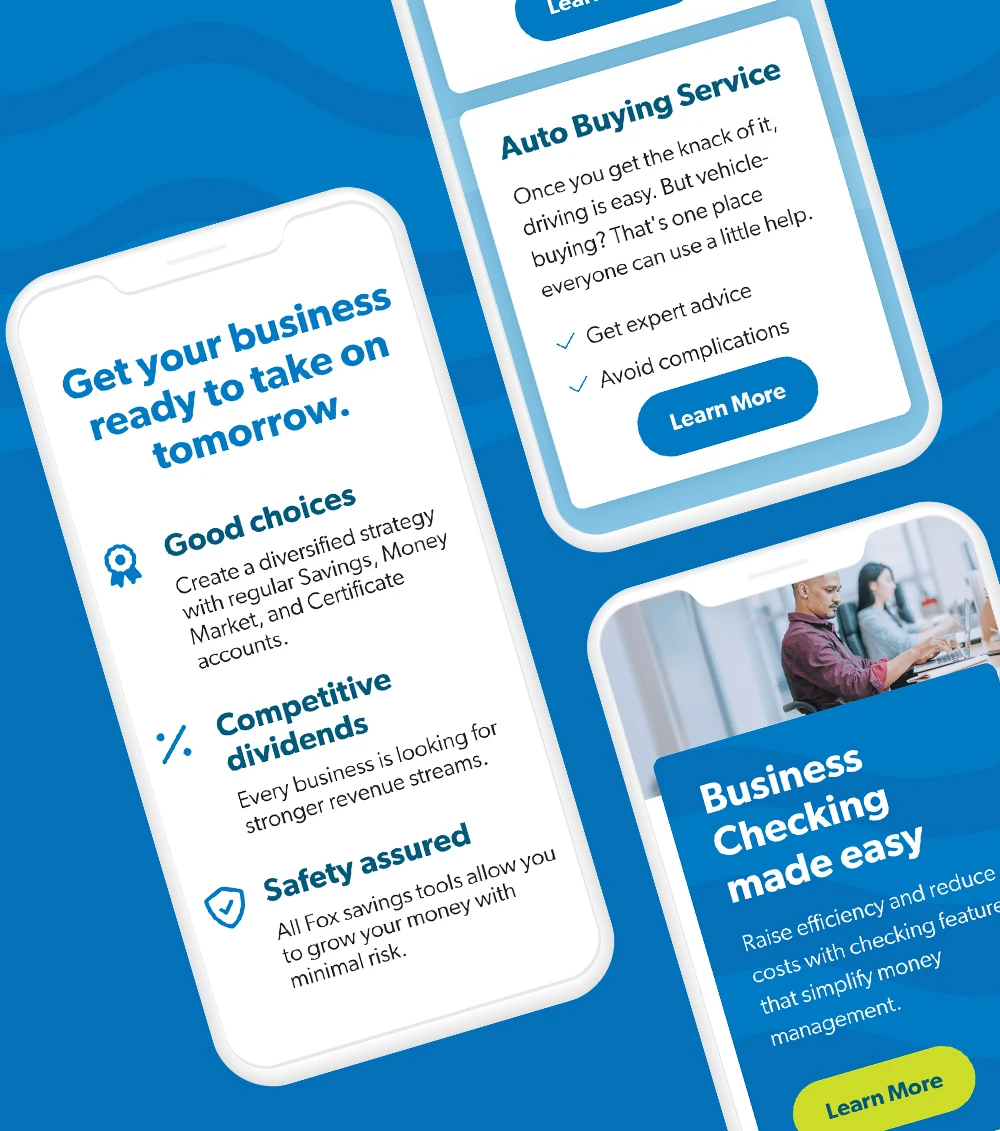 Fox Communities Site on mobile phones