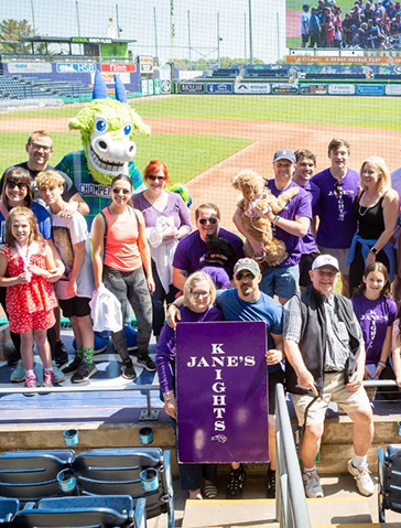 Group photo at fundraiser
