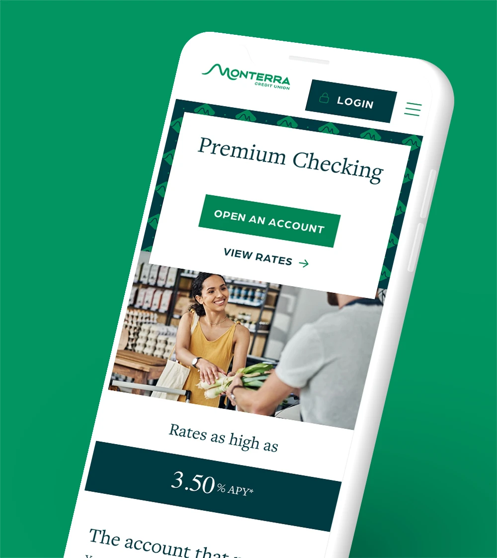 Checking page on a mobile phone