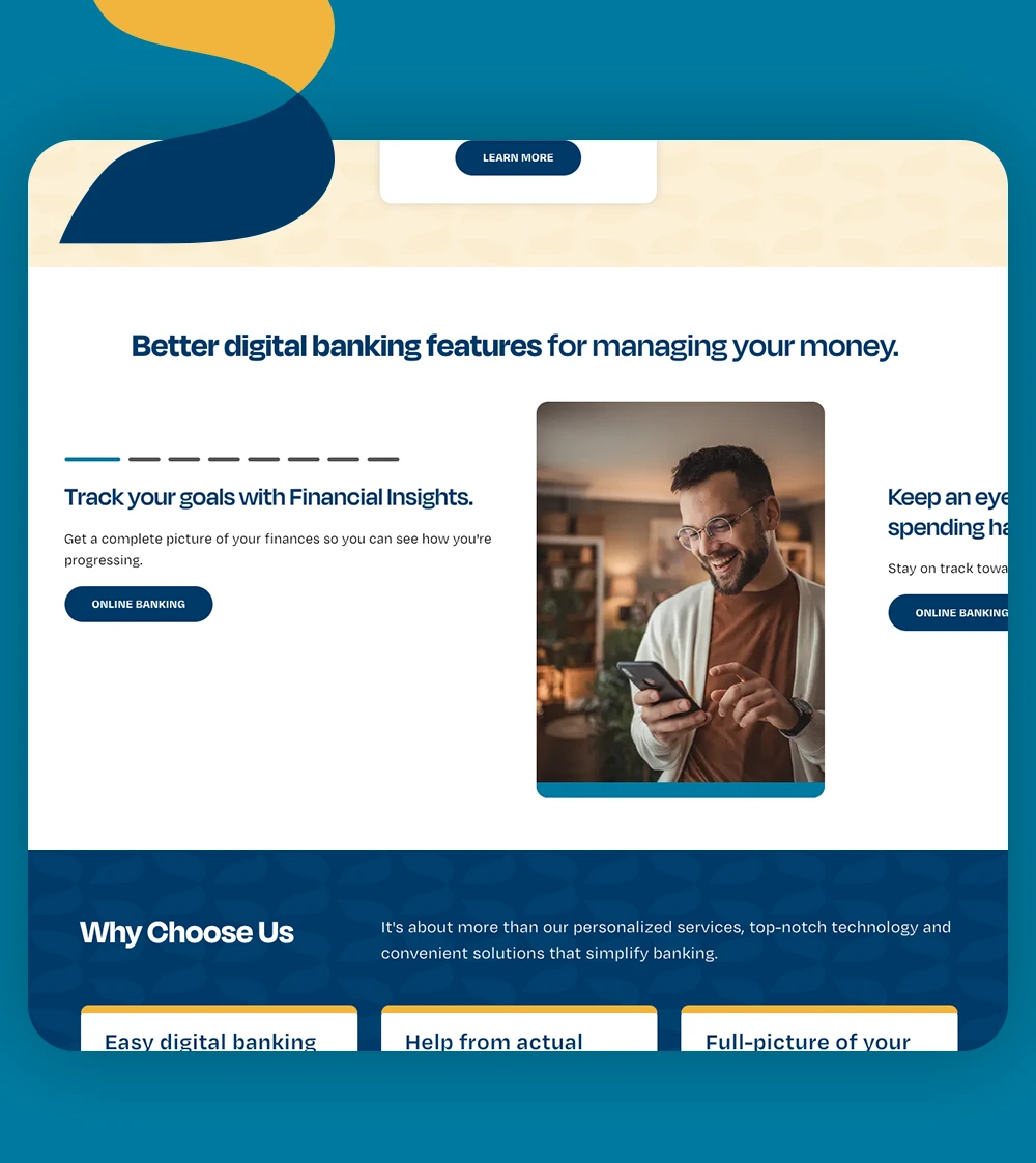 beacon bank website example image 2