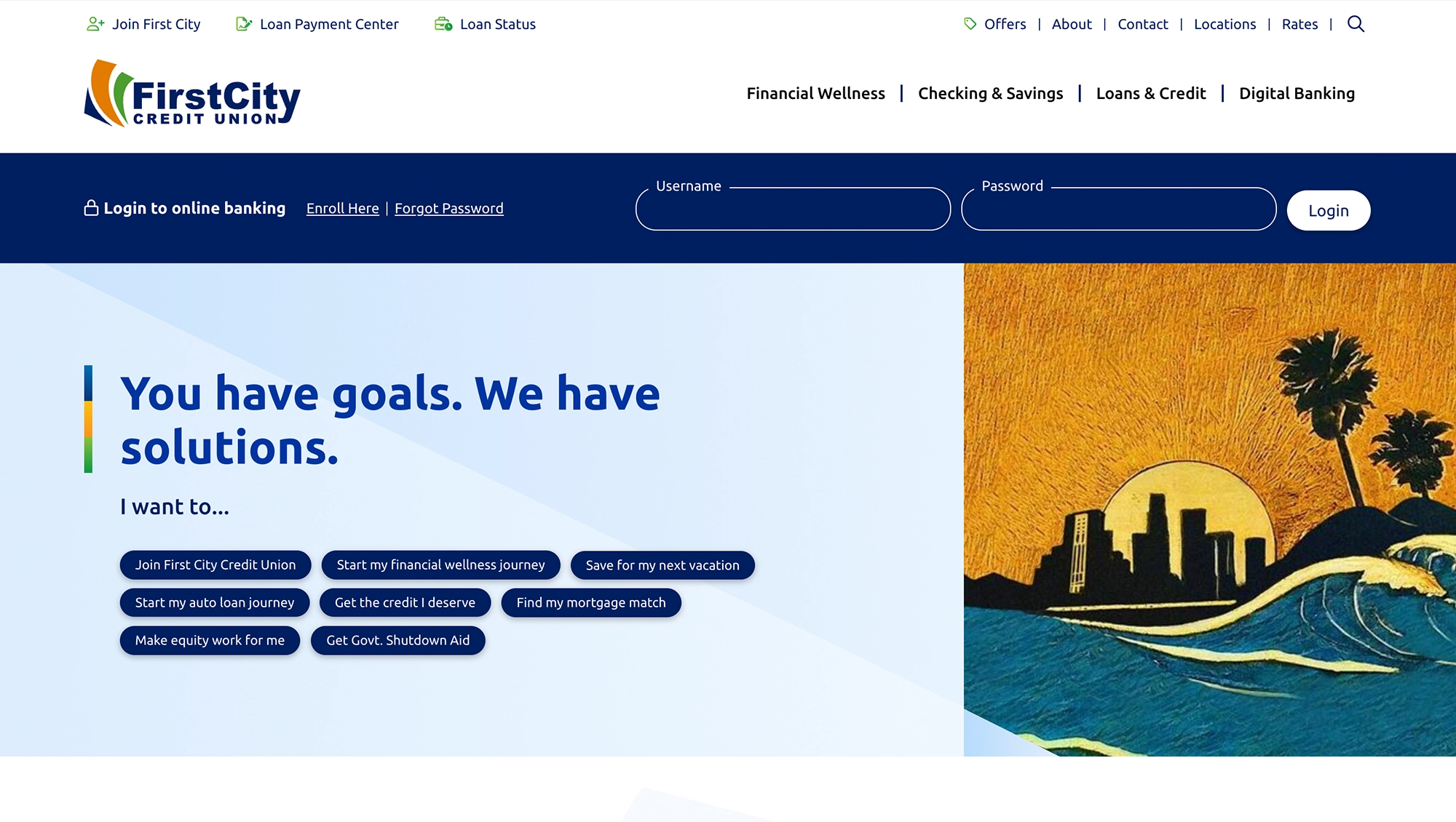 first city credit union homepage